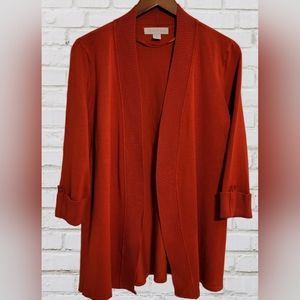 Laura Ashley Size Medium Red Cardigan